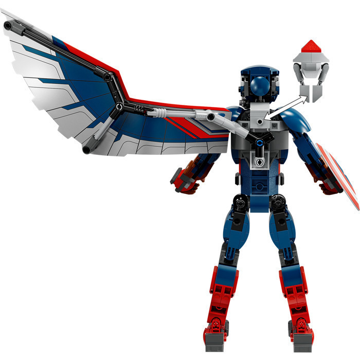 LEGO Super Heroes New Captain America Construction Figure - 76296