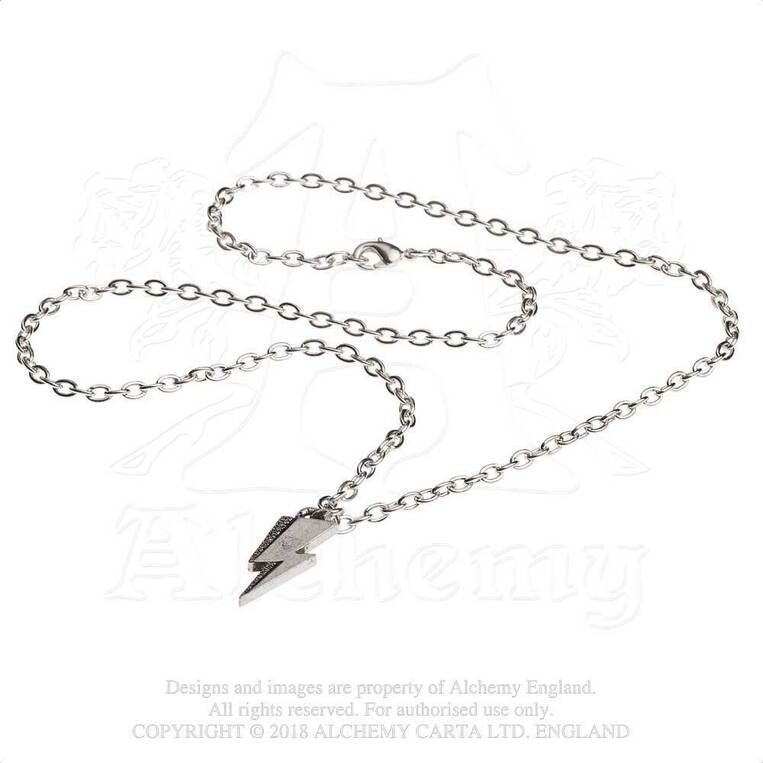 David Bowie Pendant: Flash (pewter)- PP515