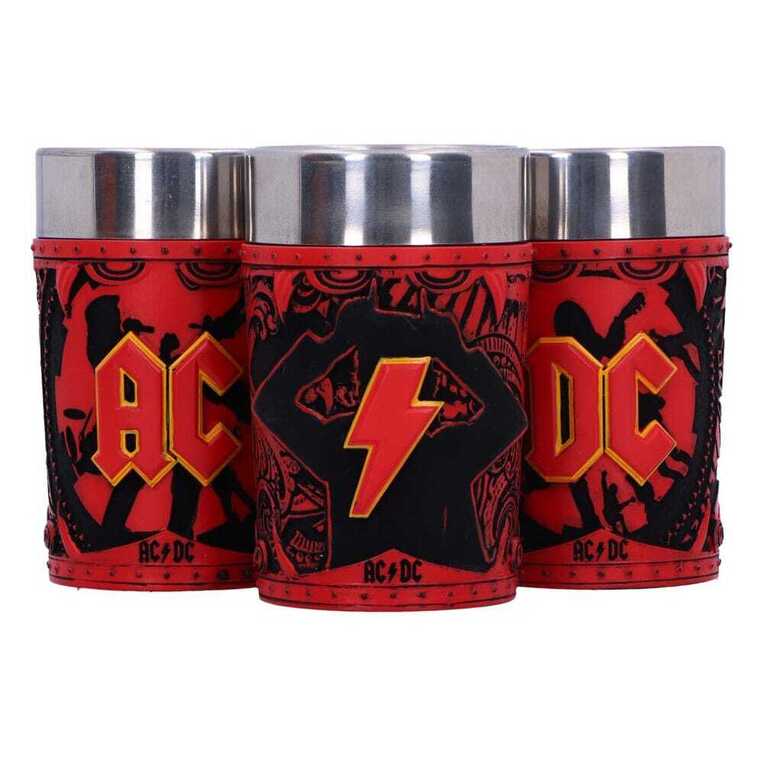 AC/DC Shot Glasses Logo 3-Pack - NEMN-B6638B24