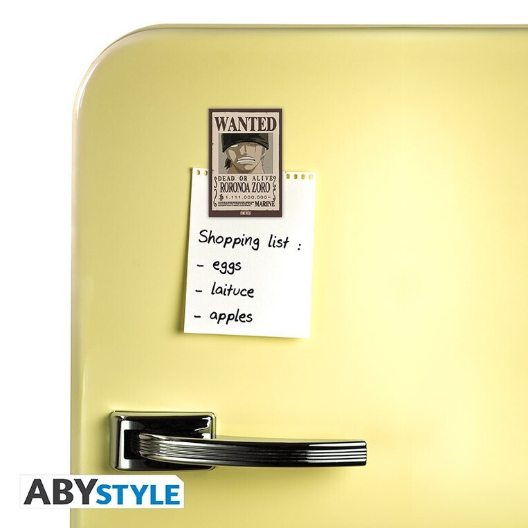 One Piece Standard Magnet Wanted Zoro - ABYMGN036