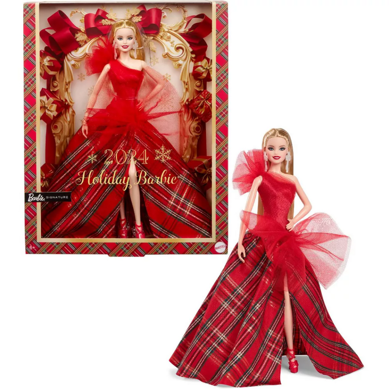 Barbie Signature 2024 Holiday Barbie Fashion Doll - HRM61