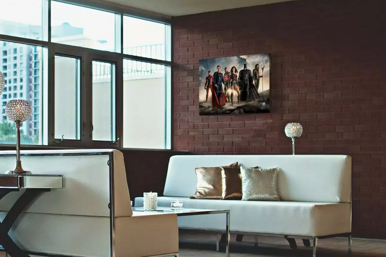 DC Comics Justice League Movie Teaser Canvas Print 60x80 - DC100104