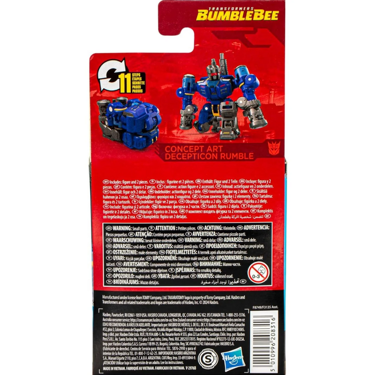 Transformers: The Last Knight Core Class - Concept Art Decepticon Rumble Action Figure (9cm) - F8749