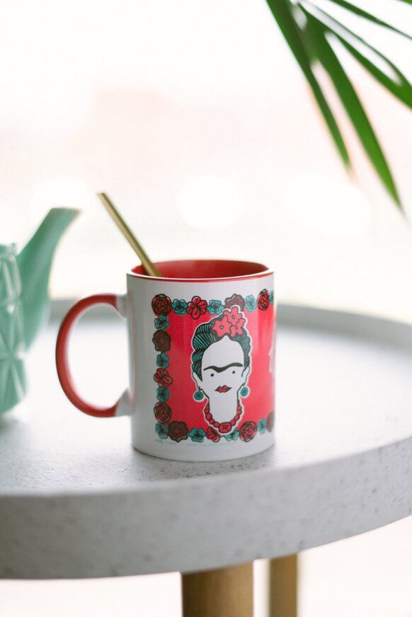 Frida Kahlo Mug 330ml Wings To Fly - TAZ019