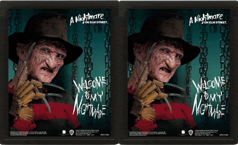A Nightmare on Elm Street (Chains) 3D Lenticular Poster (Framed) 26 x 4cm - EPPL71490