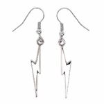 Harry Potter Earrings Lightning Bolt (silver plated) - EWE0105