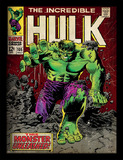 Incredible Hulk (Monster Unleashed) Wooden Framed 30 x 40cm Print - FP11021P
