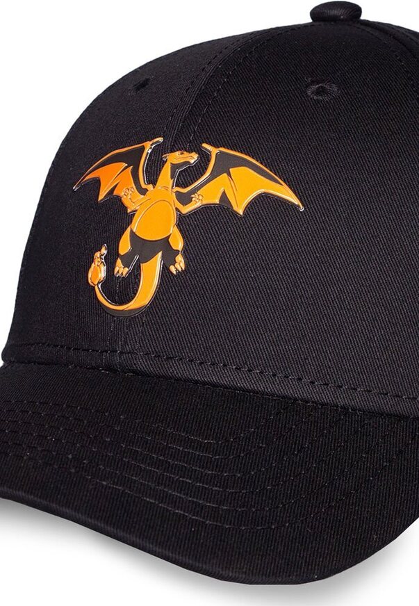 Pokémon Curved Bill Cap Charizard Black - BA276100POK