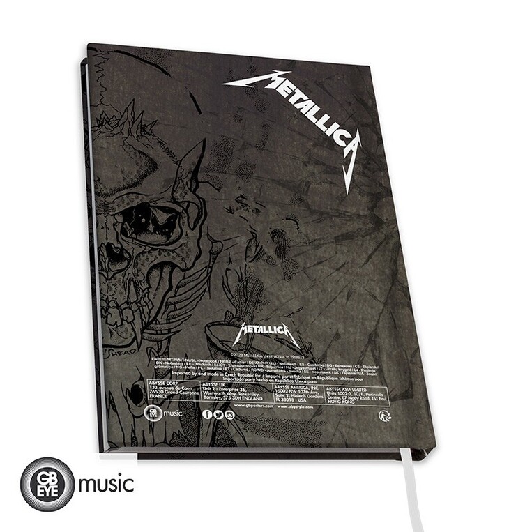 Metallica - A5 Notebook "Skulls" - GBYNOT004