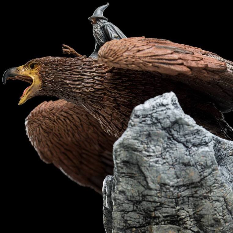 Lord of the Rings Statue Gandalf on Gwaihir 15 cm - WETA860102583