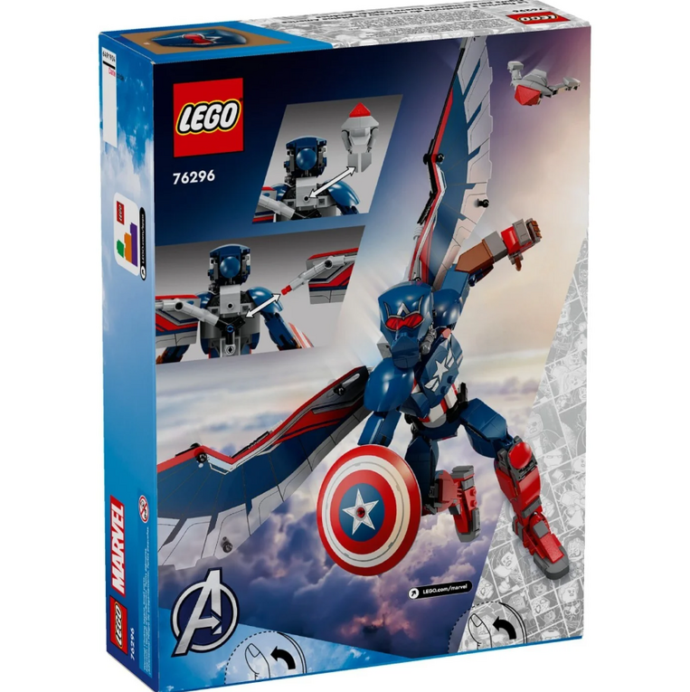 LEGO Super Heroes New Captain America Construction Figure - 76296