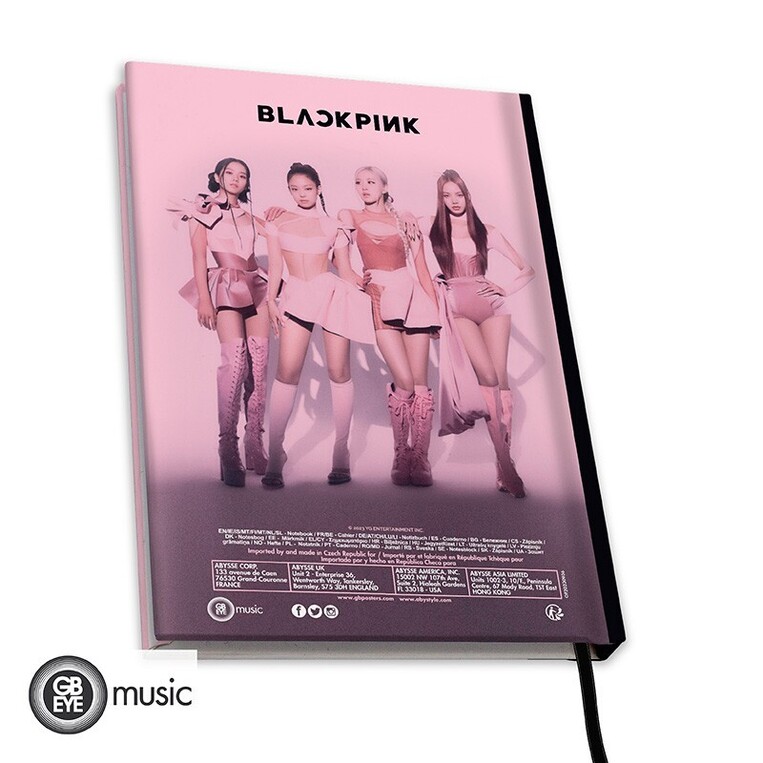 Black Pink A5 Notebook "Pink" X4 - GBYNOT005