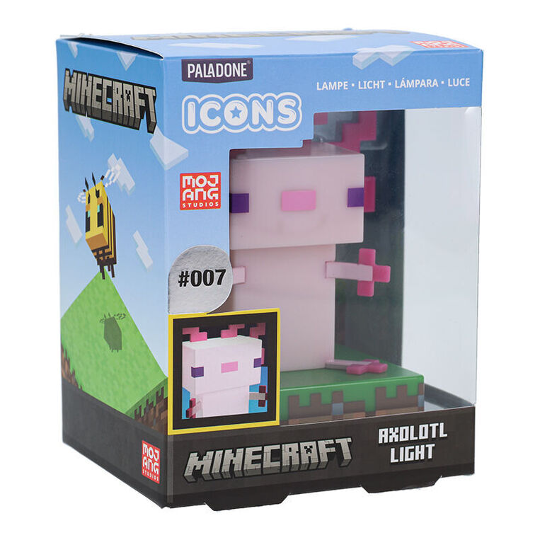 Minecraft Lamp Icons Axolotl 12 cm - PP11390MCF