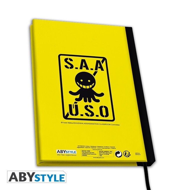 Assassination Classroom A5 Notebook "Koro-sensei"- ABYNOT052