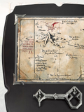 Lord Of The Rings Thorin’s Key and Map Full Size Key 36 x 32 cm (Wood and metal) - Hobbit