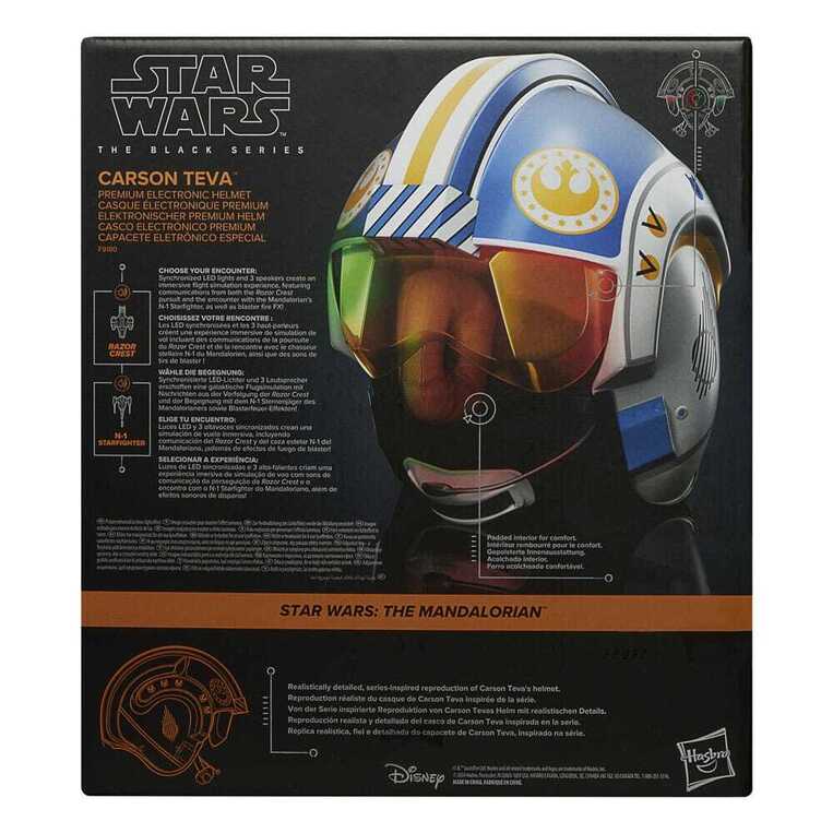 Star Wars: The Mandalorian Black Series Electronic Helmet Carson Teva - F9180