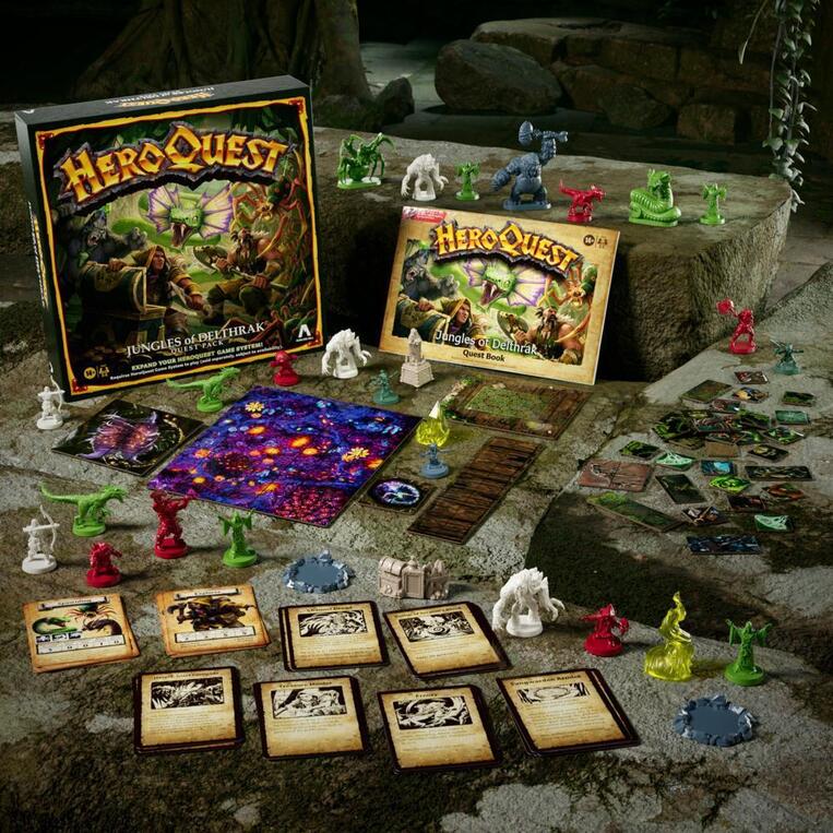 Επέκταση HeroQuest: Jungles of Delthrak Quest Pack - F9907