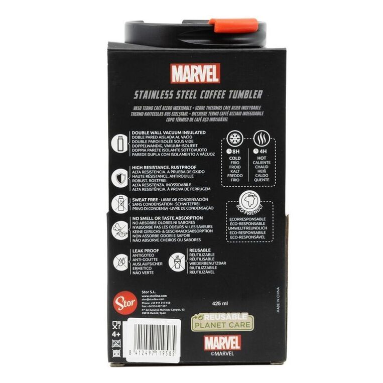 Marvel Deadpool Thermal Mug (Stainless Steel) 425ml - STR11958