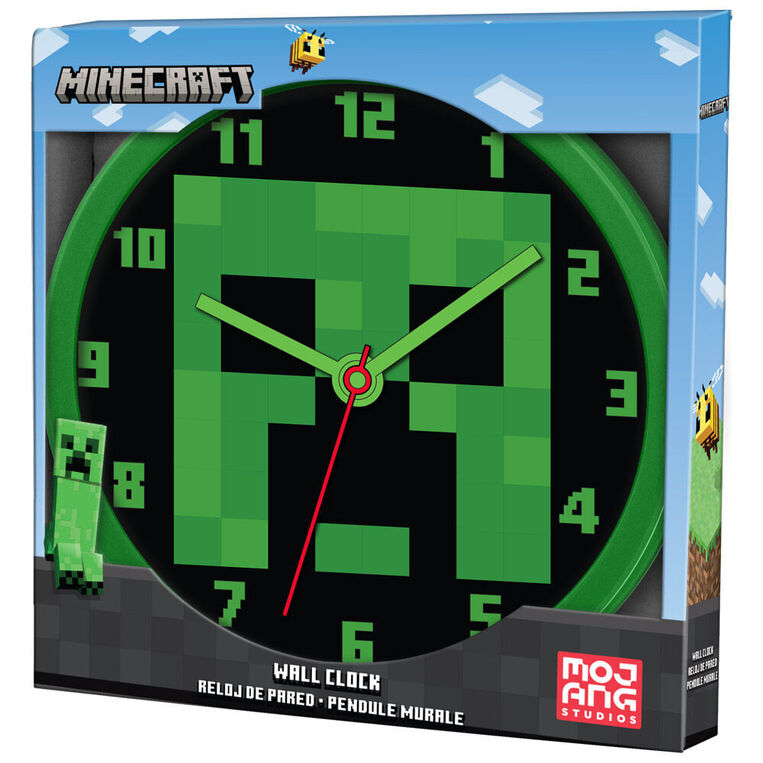 Minecraft Bros Wall Clock - MIN3018