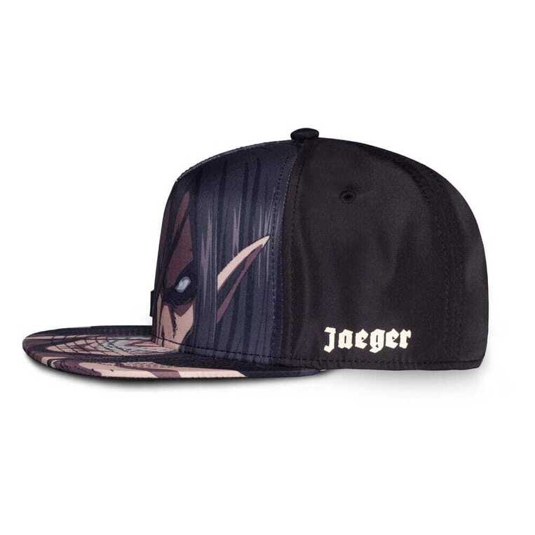 Attack on Titan Snapback Cap Eren Jaeger Titan Black - BA713474ATT