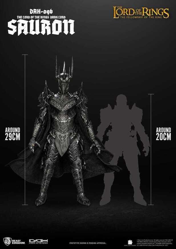 Lord of the Rings Dynamic 8ction Heroes Action Figure 1/9 Sauron 29 cm - BKDDAH-096