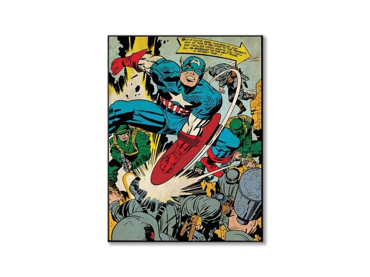 Marvel Comics Captain America (Soldiers) Canvas Print 60 x 80cm - WDC90939