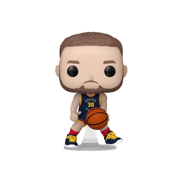 Funko Pop! Basketball: NBA Warriors - Stephen Curry (City Edition 24-25) #205 Vinyl Figure