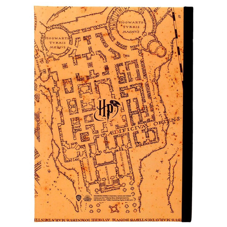 Harry Potter Notebook with Light Marauder's Map - SDTWRN23264