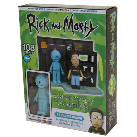 Rick & Morty Smith Garage Rack Mini Construction 108 Pieces Set - MCF12870-3