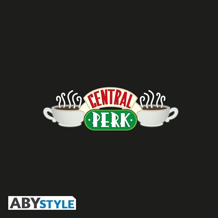 Friends - Tshirt "Central Perk" man black - basic - ABYTEX678
