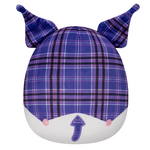 Squishmallows Sanrio 20Cm Kuromi Με Μωβ Καρο - SQSN00092