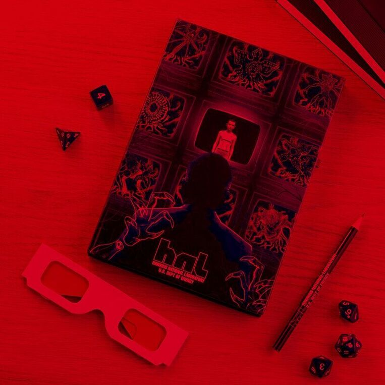 Stranger Things Hawkins Lab Colour Change Notebook and Pencil CDU 12 - PP9878ST