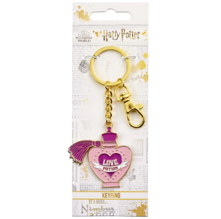 Harry Potter Love Potion Keyring (Gold Plated) - KH000235