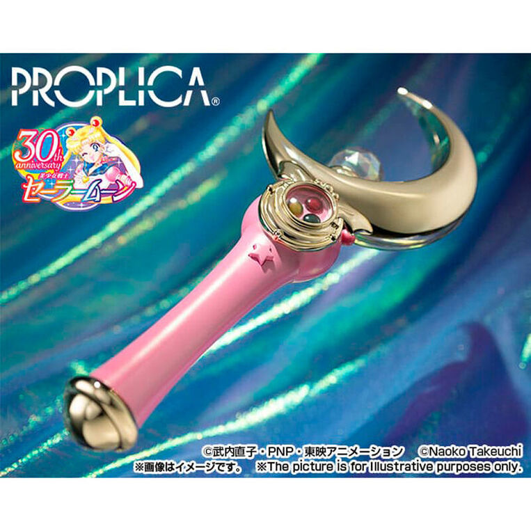 Sailor Moon Proplica Replica 1/1 Moon Stick Brilliant Color Edition 26 cm - BTN66121-0