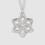 Lord Of The Rings Galadriel Flower Necklace (Sterling silver)  - NN1528