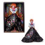 Barbie Signature Día De Muertos 2024 Collectible Doll in Ruffled Black Gown - HRM72