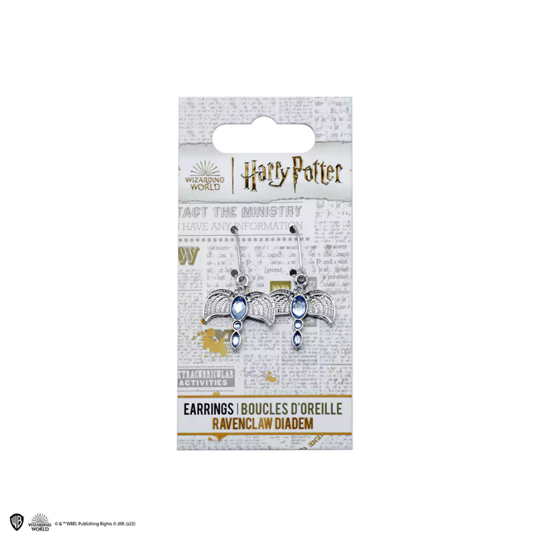 Harry Potter - Ravenclaw Diadem Zinc Alloy Earrings - DO3404