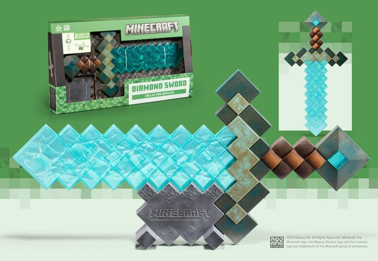Minecraft Diamond Sword Collector Replica - NN3728
