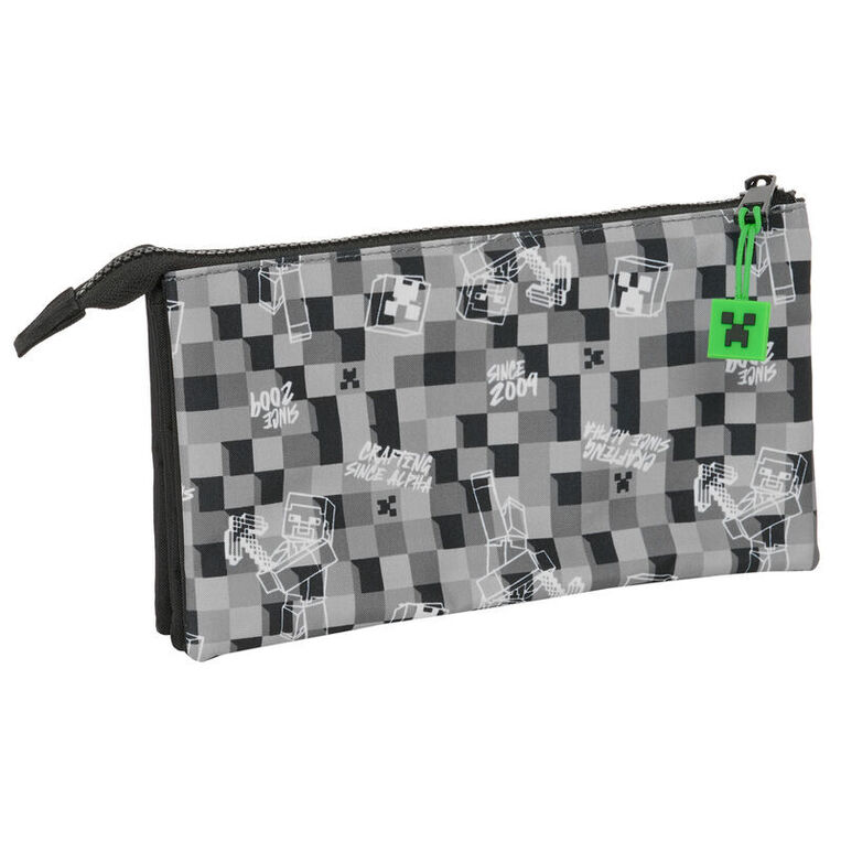 Minecraft Triple Pencil Case - MIN55250