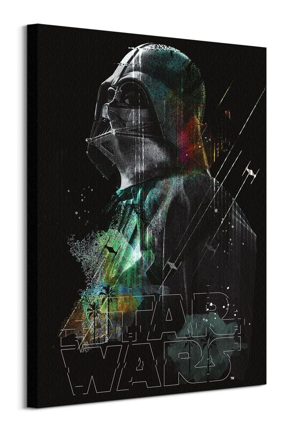 Star Wars (Darth Vader Lines) Canvas Print 60 x 80cm - WDC99777