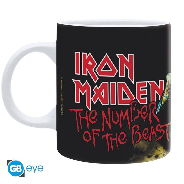 Iron Maiden Mug 320ml - Number Of The Beast - GBYMUG024