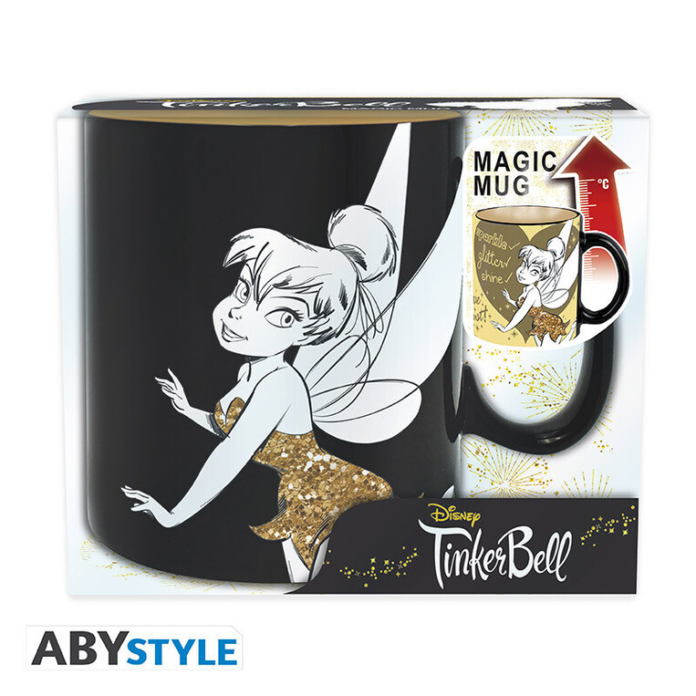 Disney Peter Pan Mug Heat Change 460 ml Tinkerbell Sparkle - ABYMUGA008