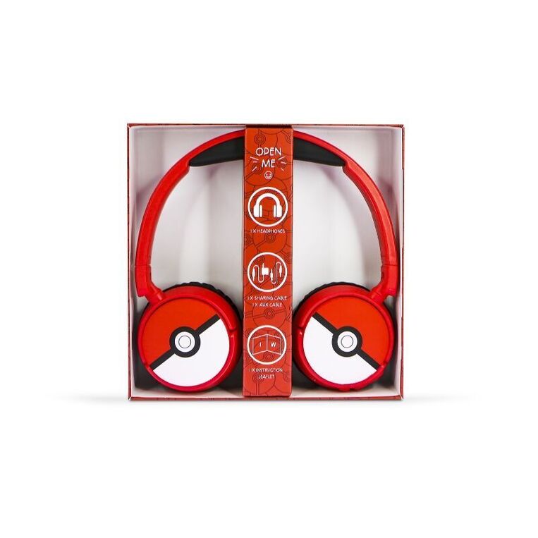 Pokemon Pokeball Kids Wireless Headphones - PK1000