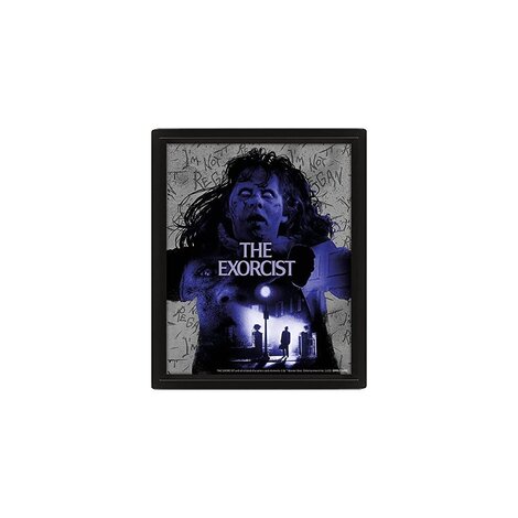 The Exorcist 3D Lenticular Framed Wall Art (Exorcism Design) 3D Art Print 26 x 4cm - EPPL71492
