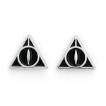 Harry Potter Silver Plated Earrings Set Platform 9 ¾, Hedwig Owl & Deathly Hallows - EWE0107