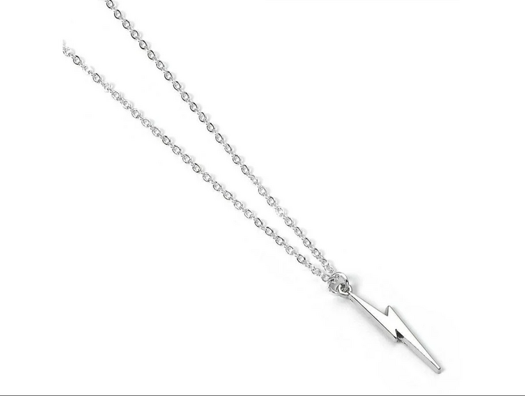 Harry Potter Lightning Bolt silver plated Necklace - EWNX0105