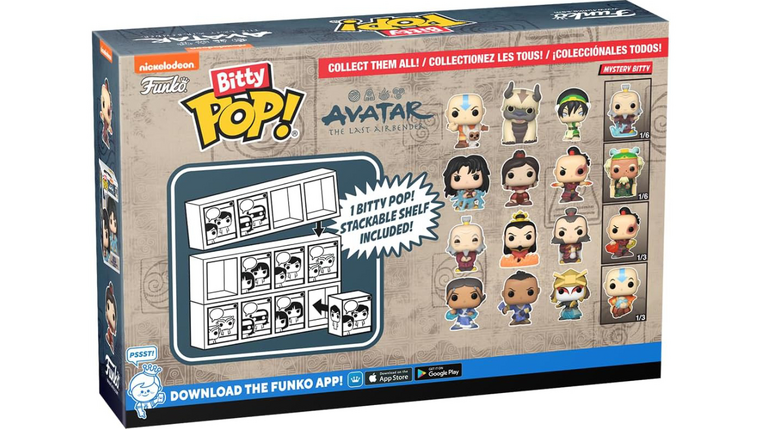 Funko Bitty POP! Avatar The Last Airbender Vinyl Figure 4-Pack Azula 2,5 cm