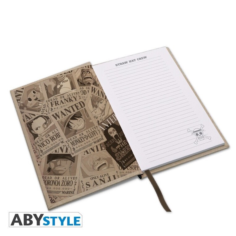 One Piece - A5 Notebook "Wanted Luffy" - ABYNOT025