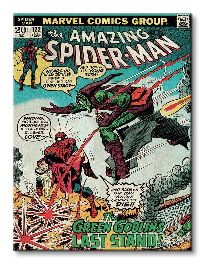 MARVEL Spider-Man (Green Goblin) Canvas Print 60 x 80cm - WDC90445