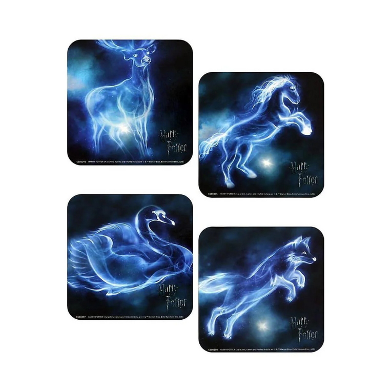 Harry Potter Coaster 4-Pack Patronus - CSP0021